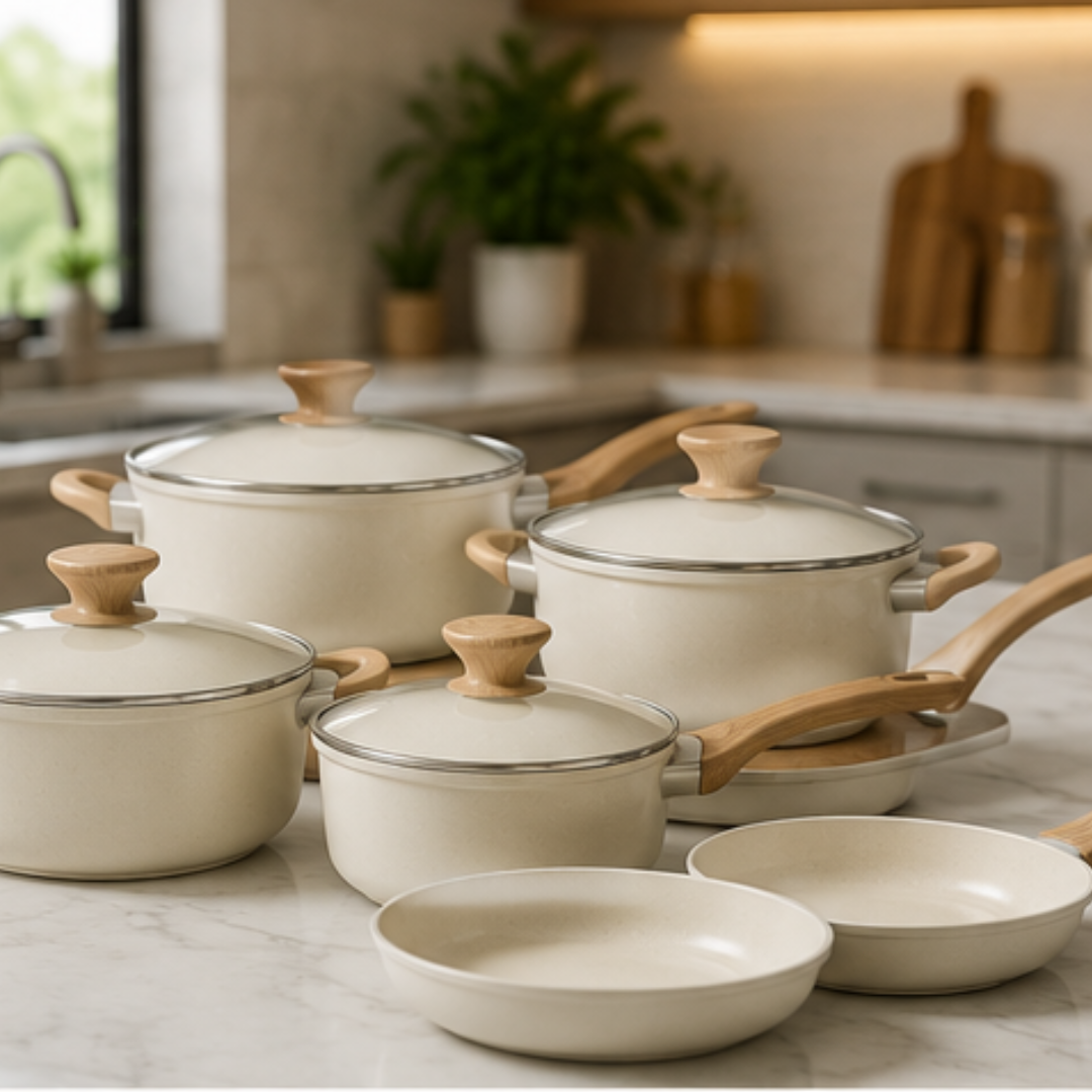 NovaChef Ceramic Cookware Set