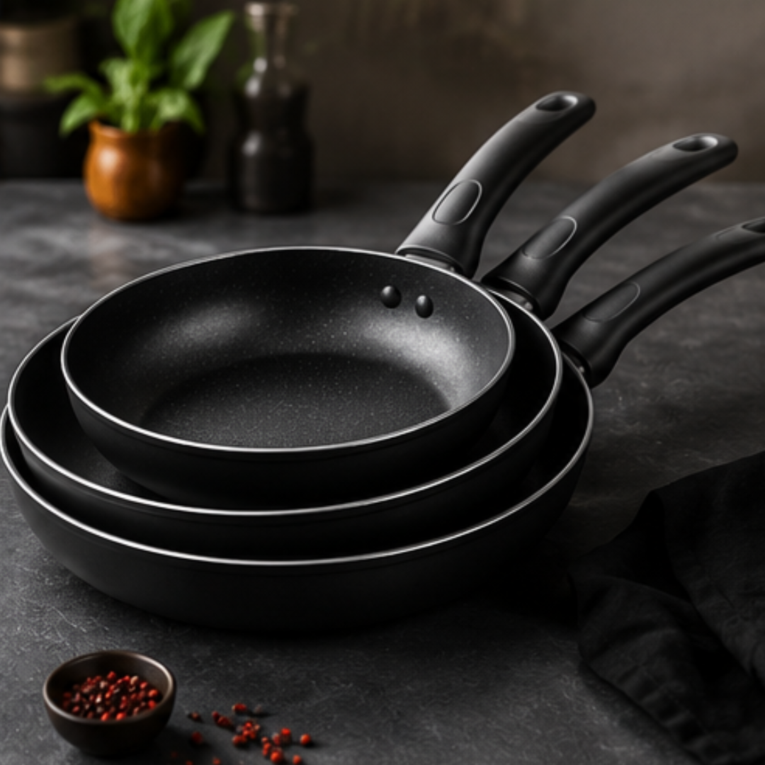 EmberStone Nonstick Frying Pan Set