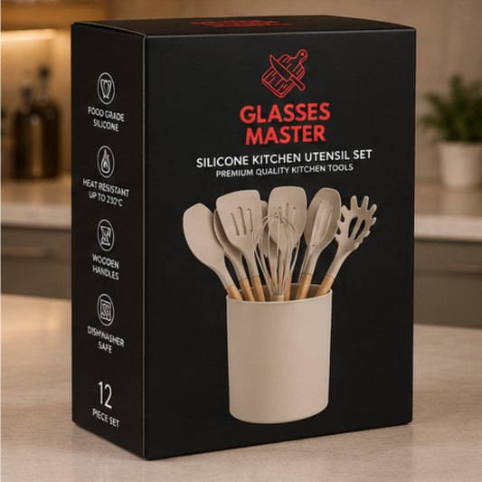 FlexGrip Silicone Utensil Set