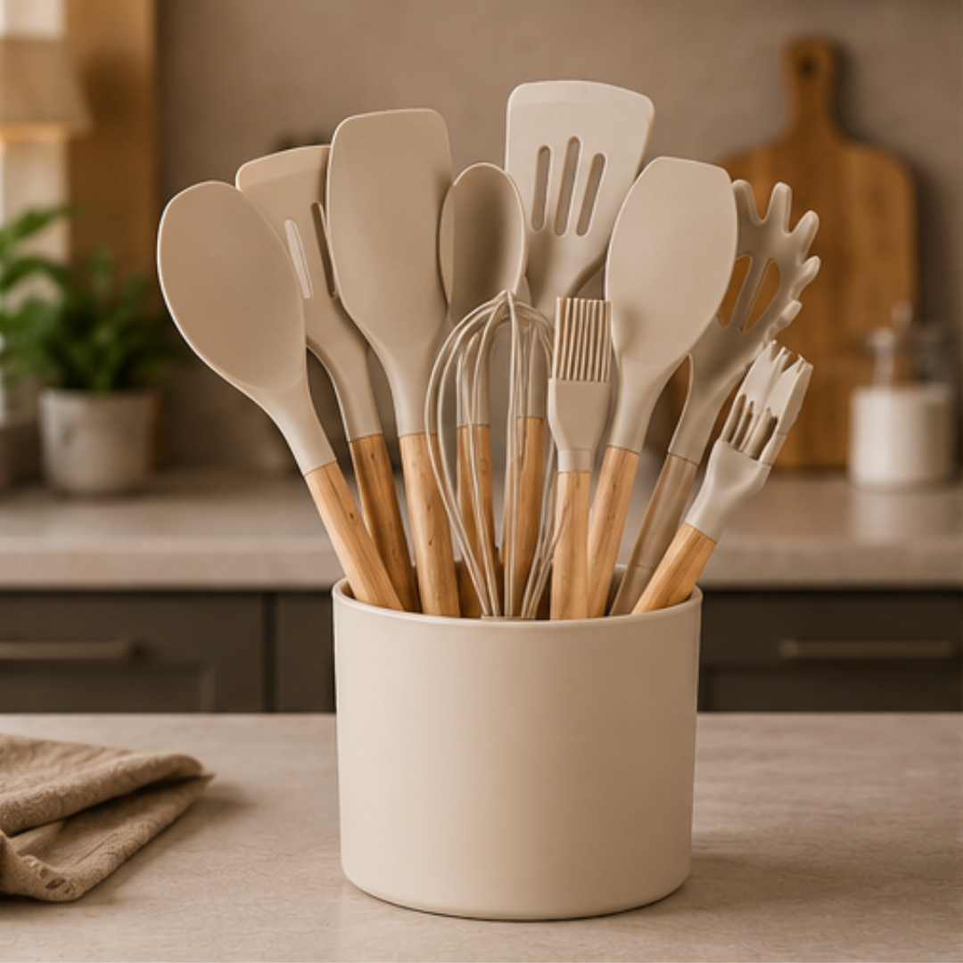 FlexGrip Silicone Utensil Set