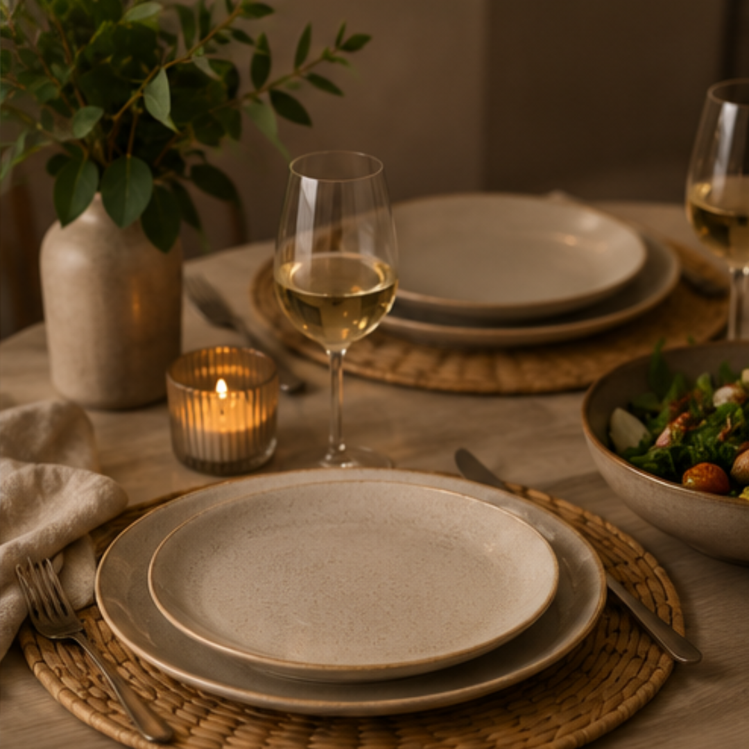 LunaStone Ceramic Plate Set
