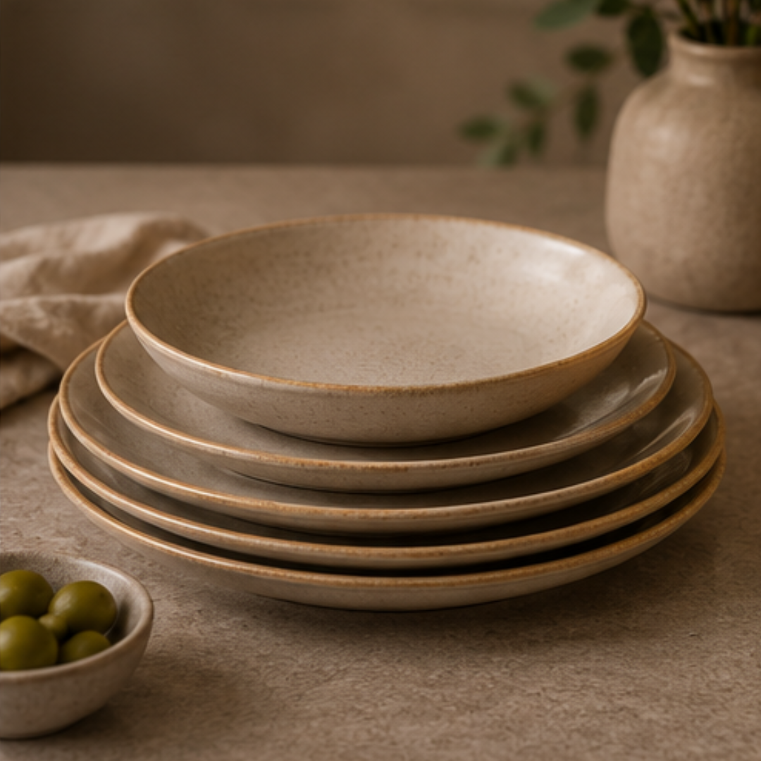LunaStone Ceramic Plate Set