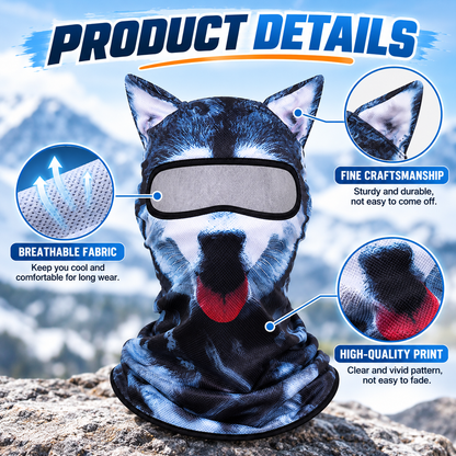 3D Animal Full-Coverage Sun Mask