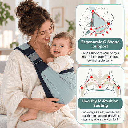 Easygo Toddler Carrier – Lightweight, Foldable & Easy-to-Wear Sling