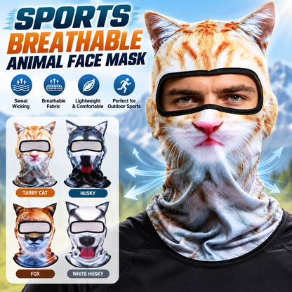 3D Animal Full-Coverage Sun Mask