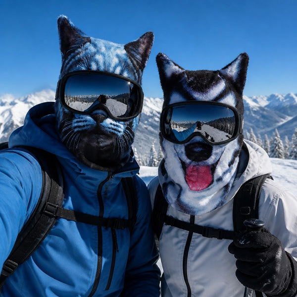 Husky mask was a hit in Banff!