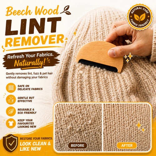 Beech Wood Lint Remover
