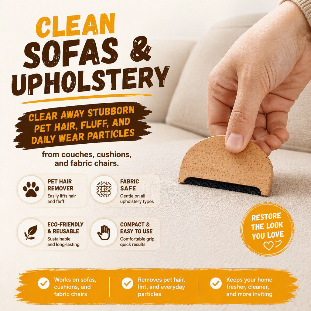 Beech Wood Lint Remover
