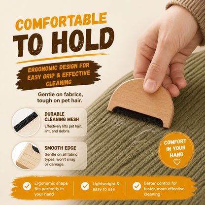 Beech Wood Lint Remover