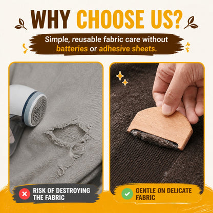 Beech Wood Lint Remover