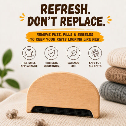 Beech Wood Lint Remover