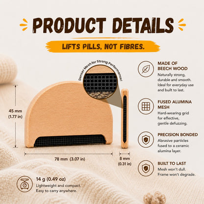 Beech Wood Lint Remover