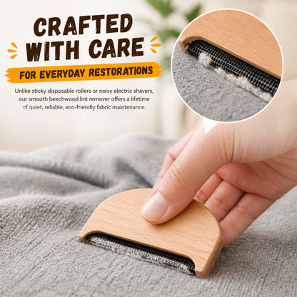 Beech Wood Lint Remover