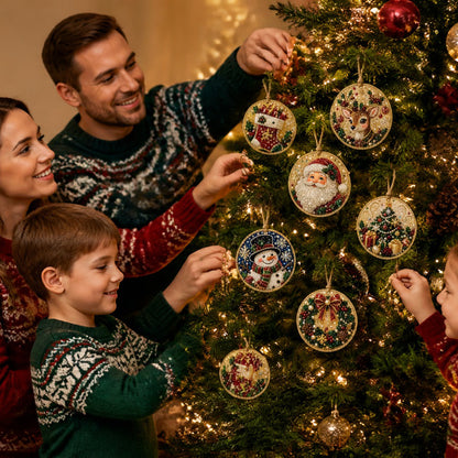DIY Christmas Decoration Wooden Ornaments