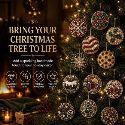 DIY Christmas Decoration Wooden Ornaments