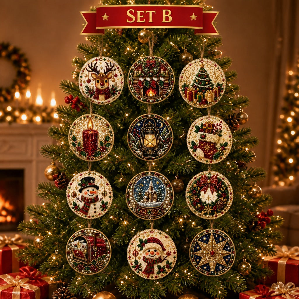 DIY Christmas Decoration Wooden Ornaments