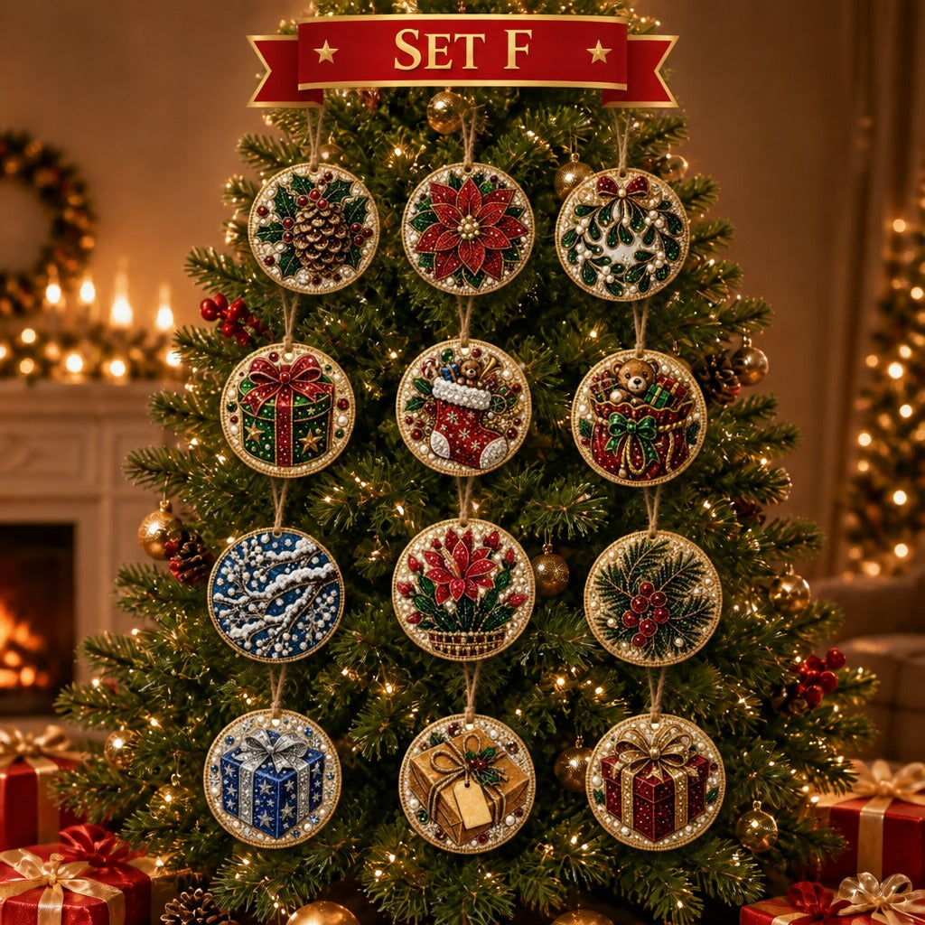 DIY Christmas Decoration Wooden Ornaments