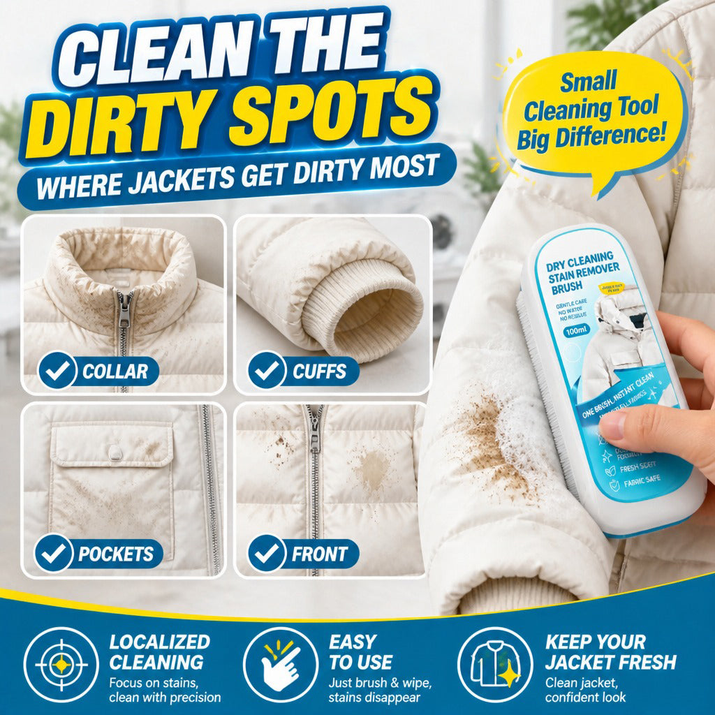Dry Cleaning Stain Remover Brush