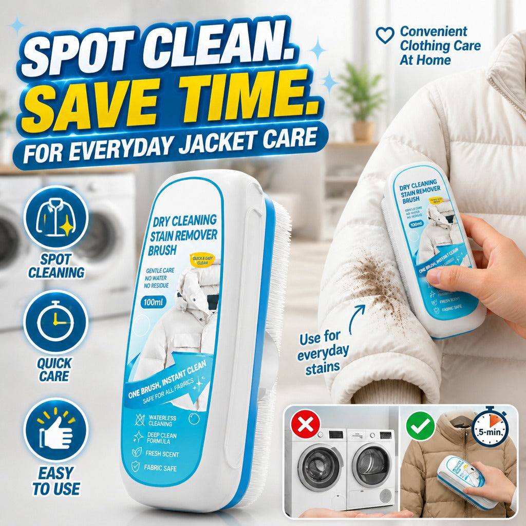 Dry Cleaning Stain Remover Brush