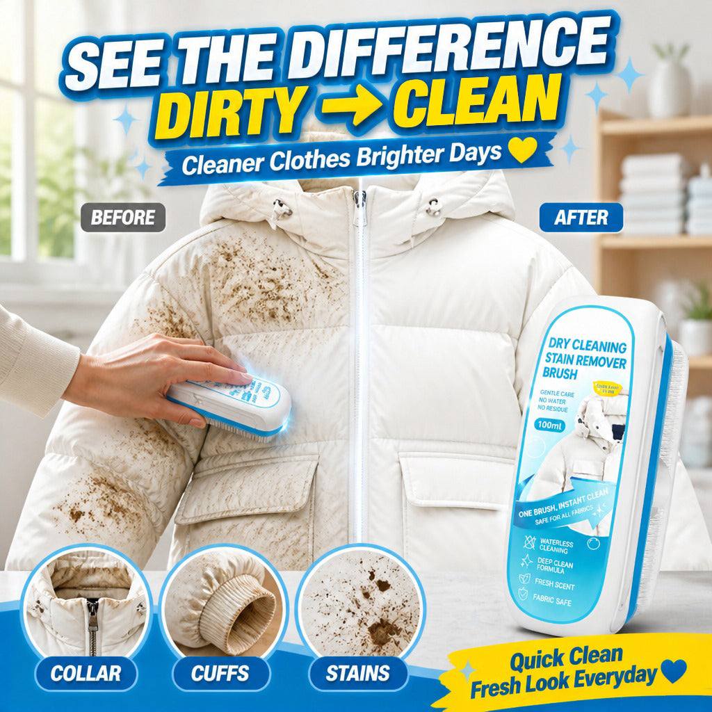 Dry Cleaning Stain Remover Brush