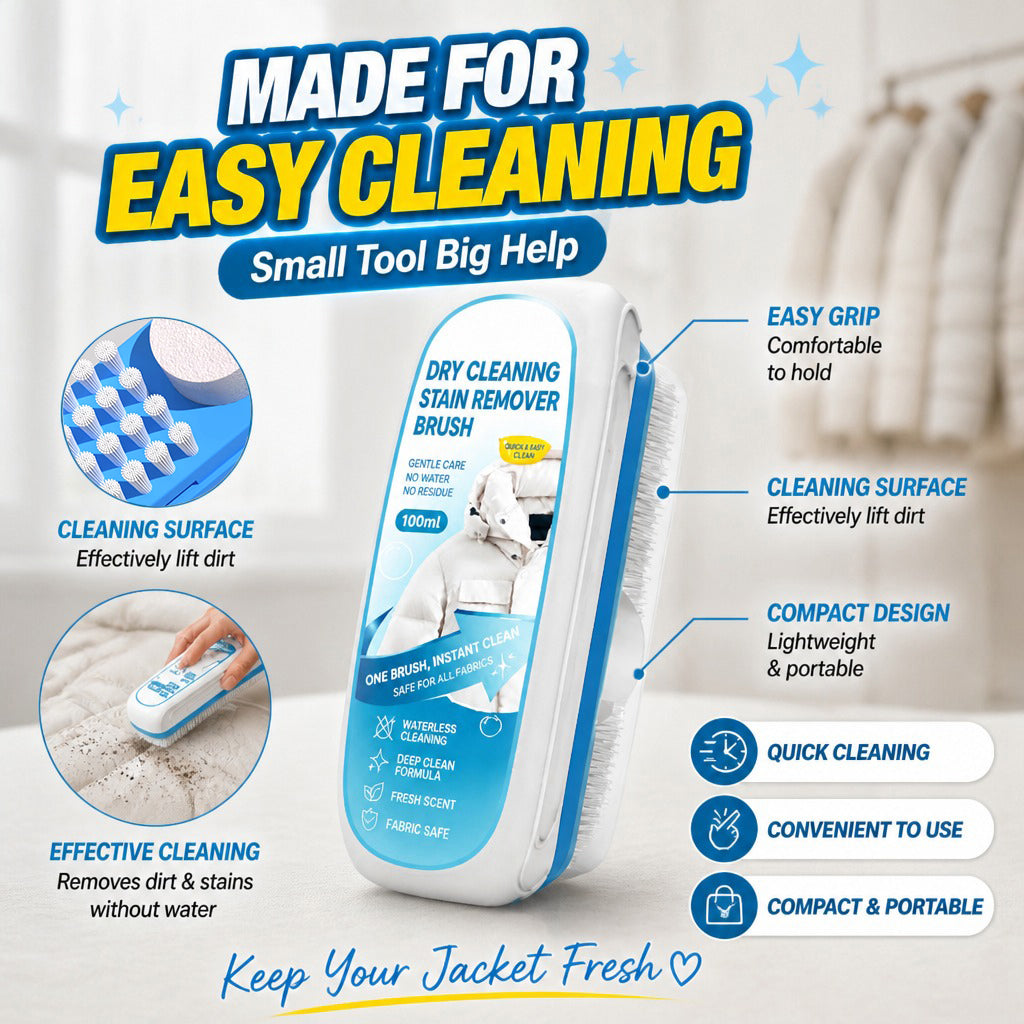 Dry Cleaning Stain Remover Brush