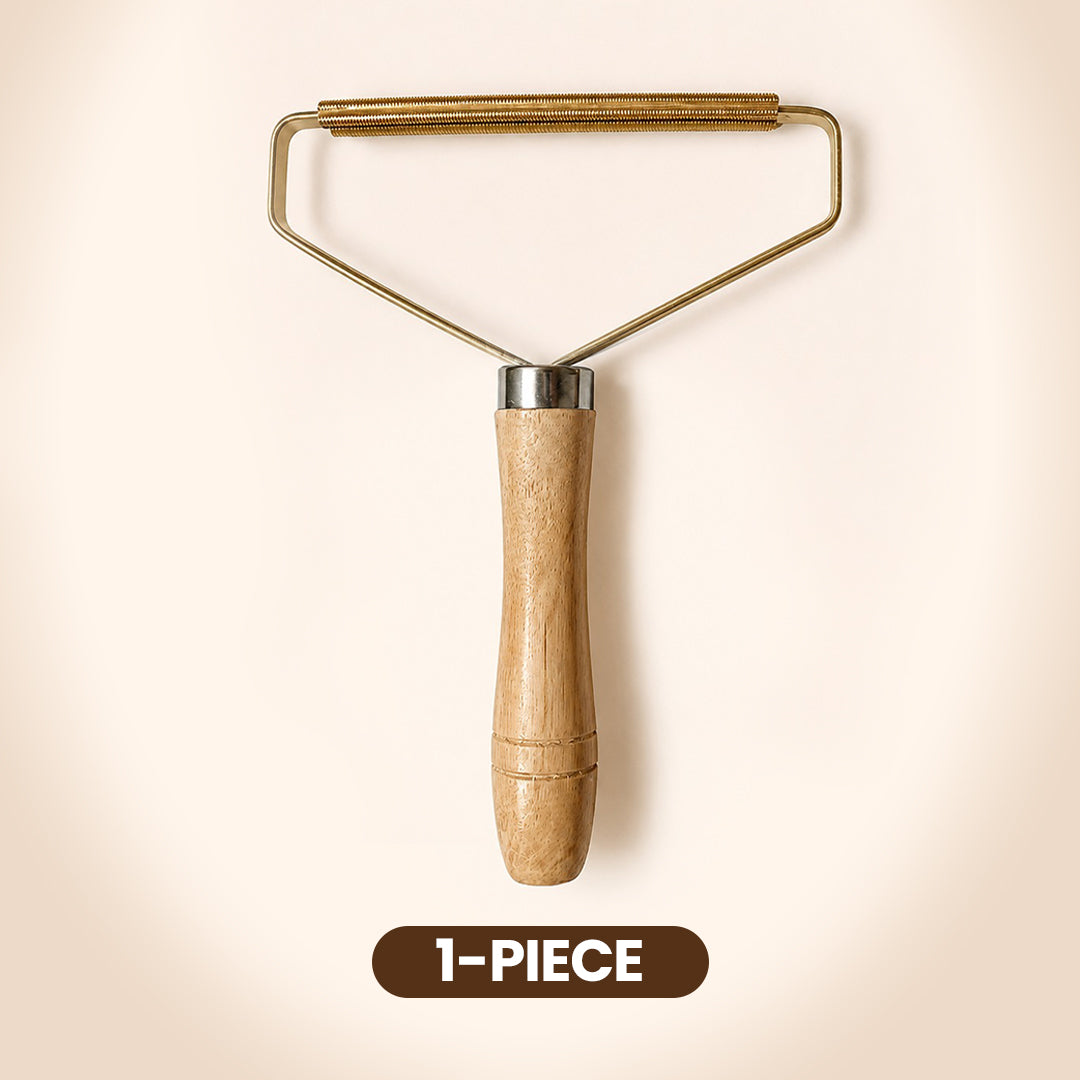 Manual Wooden Lint & Fuzz Remover