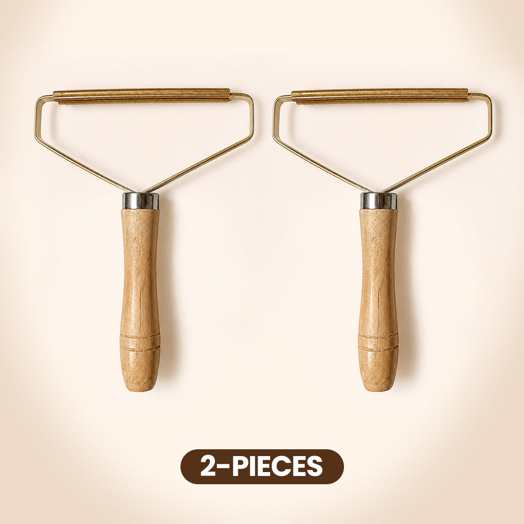 Manual Wooden Lint & Fuzz Remover