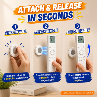 🧲⚡⚡Magnetic Remote Control Wall Holder