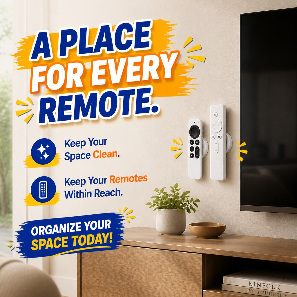 🧲⚡⚡Magnetic Remote Control Wall Holder