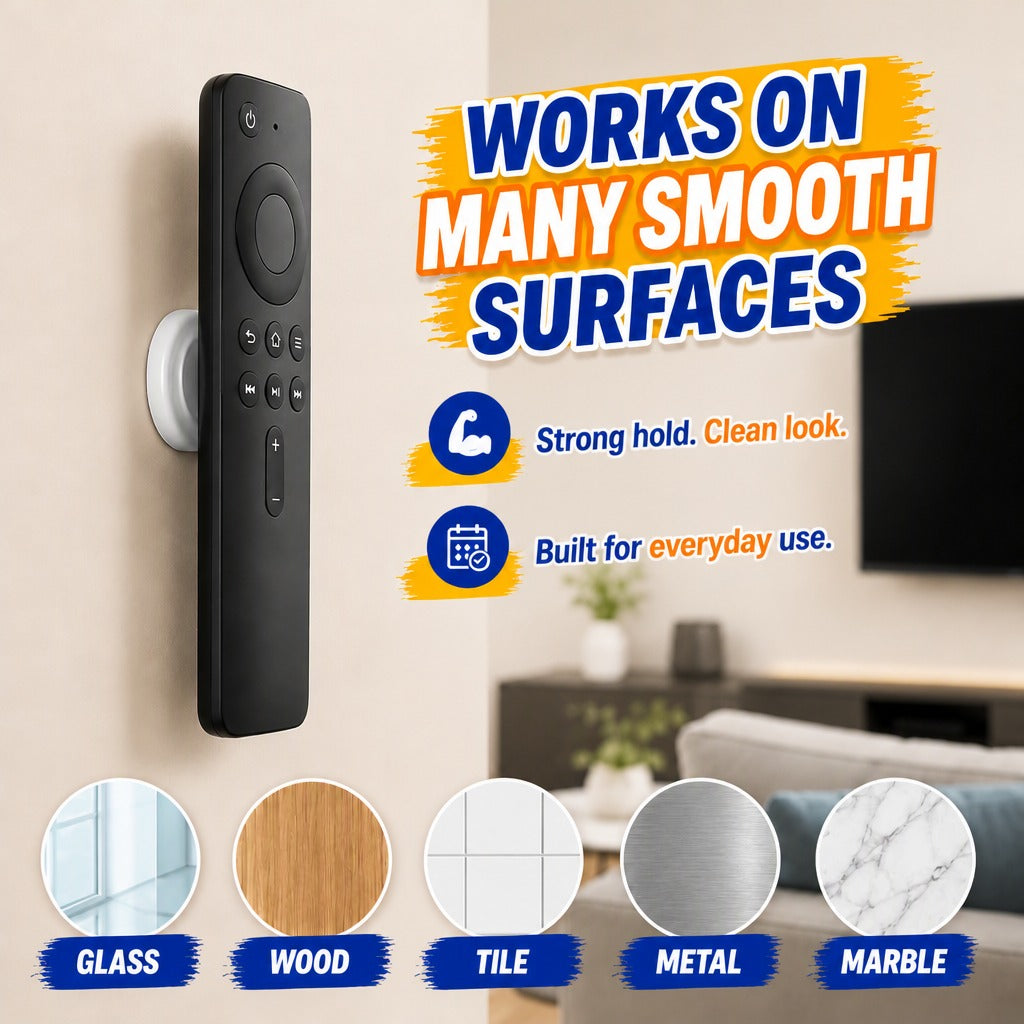 🧲⚡⚡Magnetic Remote Control Wall Holder
