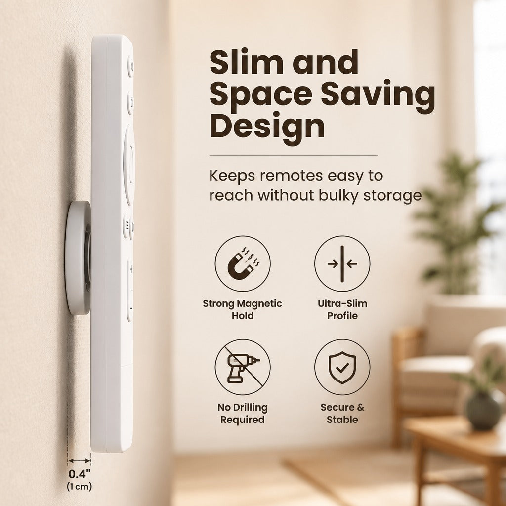 Magnetic Remote Control Wall Holder  🧲⚡⚡