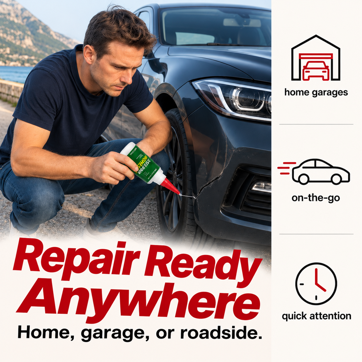 Multi-Purpose Car Bumper Repair Adhesive