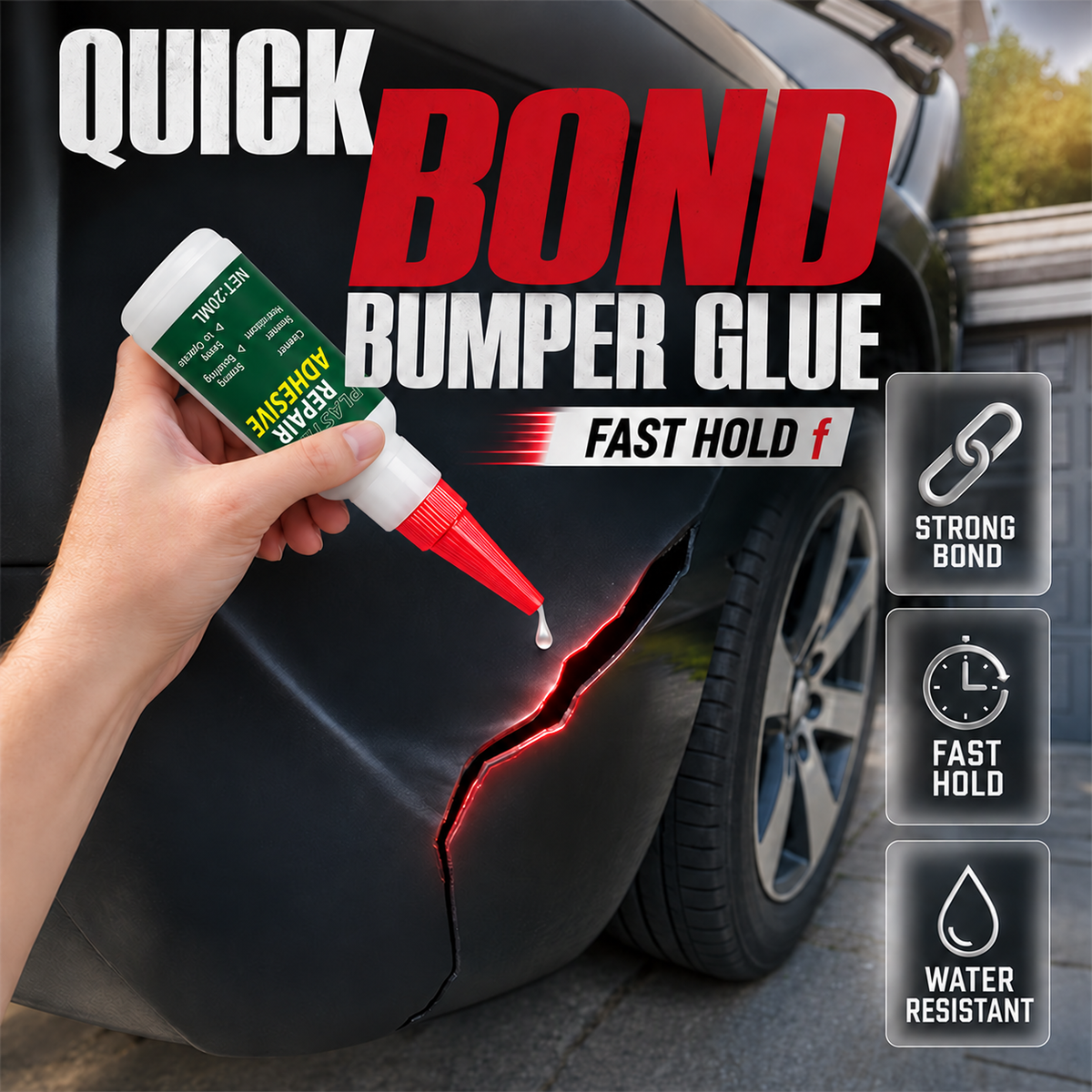 Multi-Purpose Car Bumper Repair Adhesive