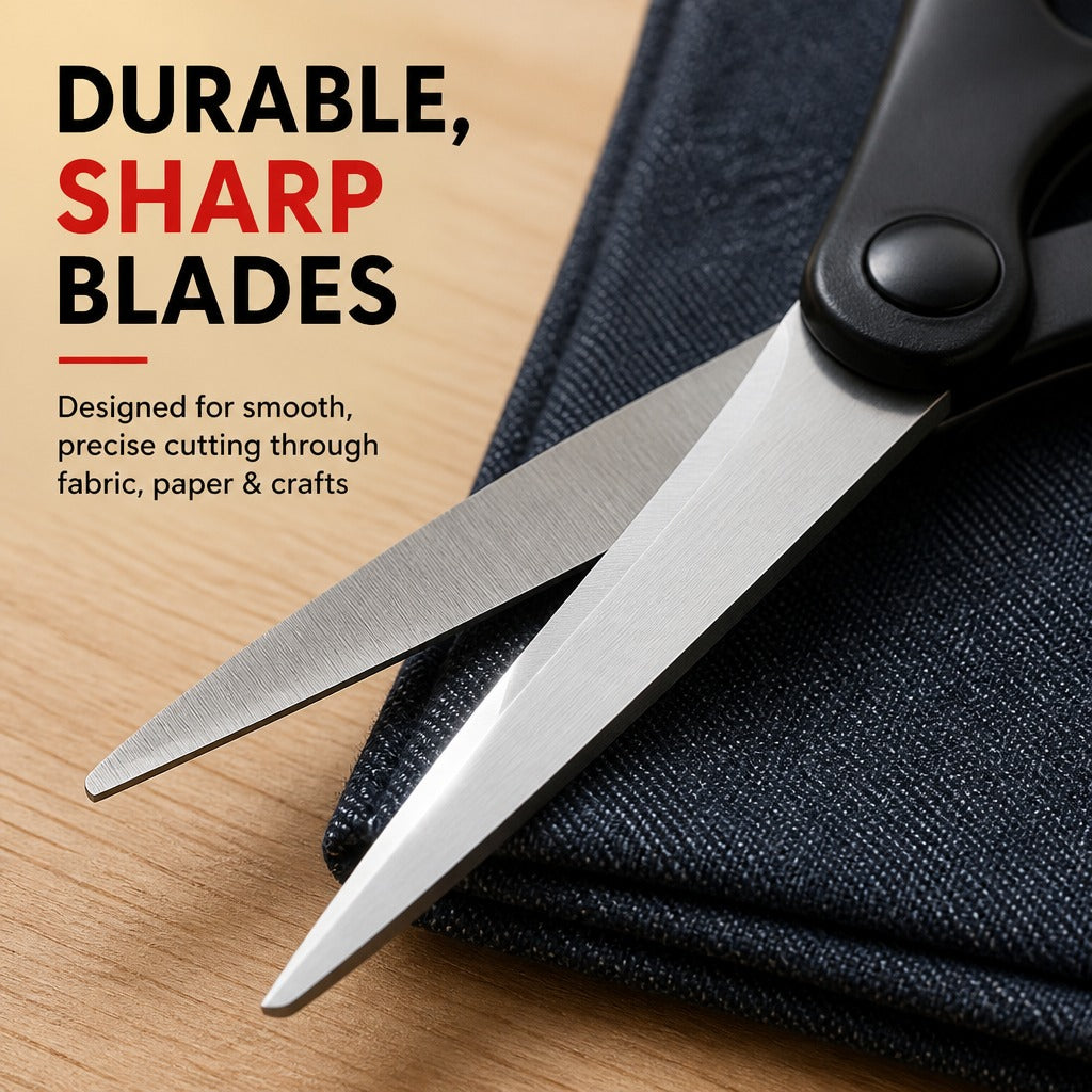 ✂️ Laser Guided Scissors – Accurate, Guided Cutting for Sewing & Creative Projects