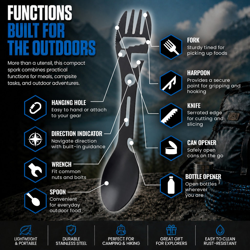 Multifunctional Outdoor Camping Spork