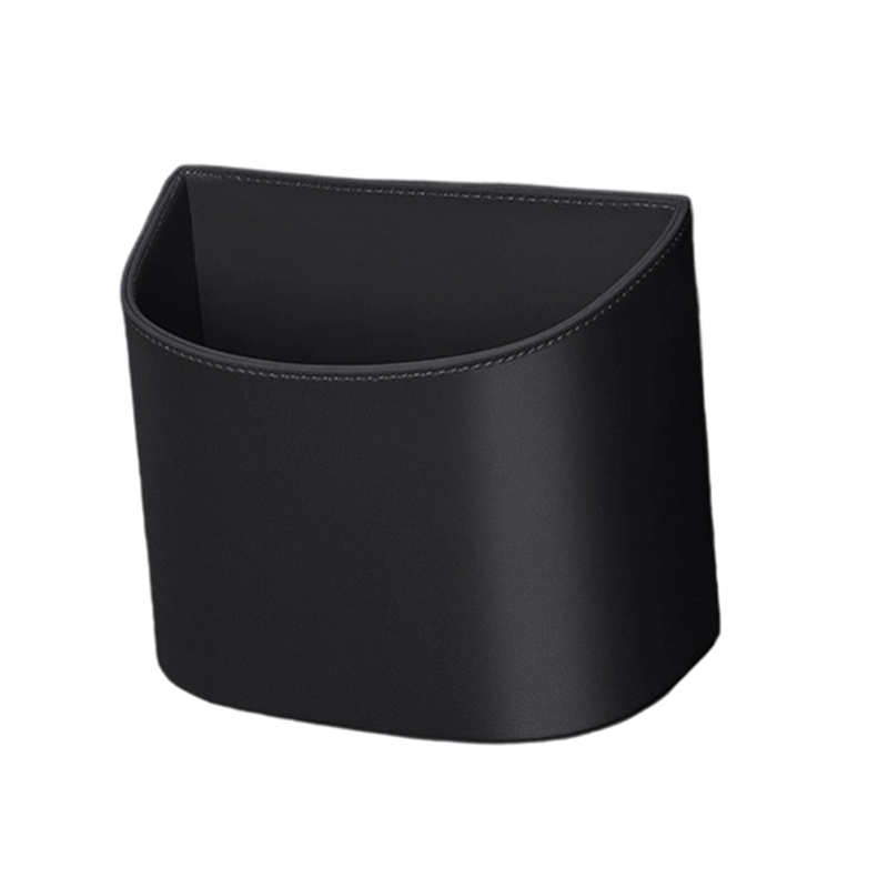 Leather Car Door Cup Holder – Wide‑mouth Opening, Easy Reach for Drinks & Phone