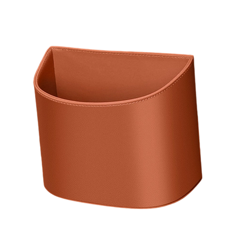 Leather Car Door Cup Holder – Wide‑mouth Opening, Easy Reach for Drinks & Phone