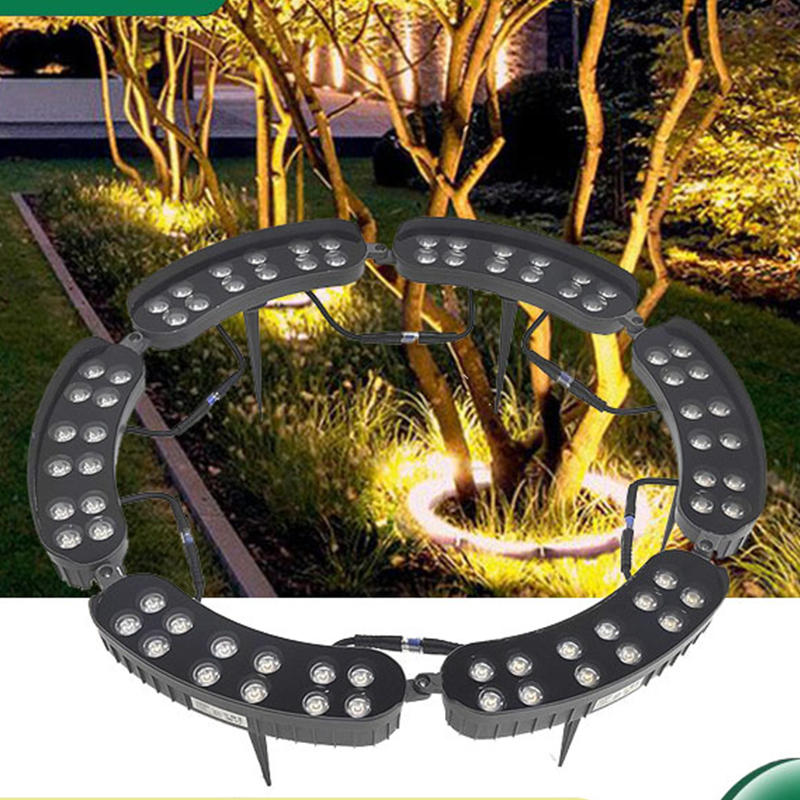 🌳💡 Ring-Shaped Solar Tree Lights