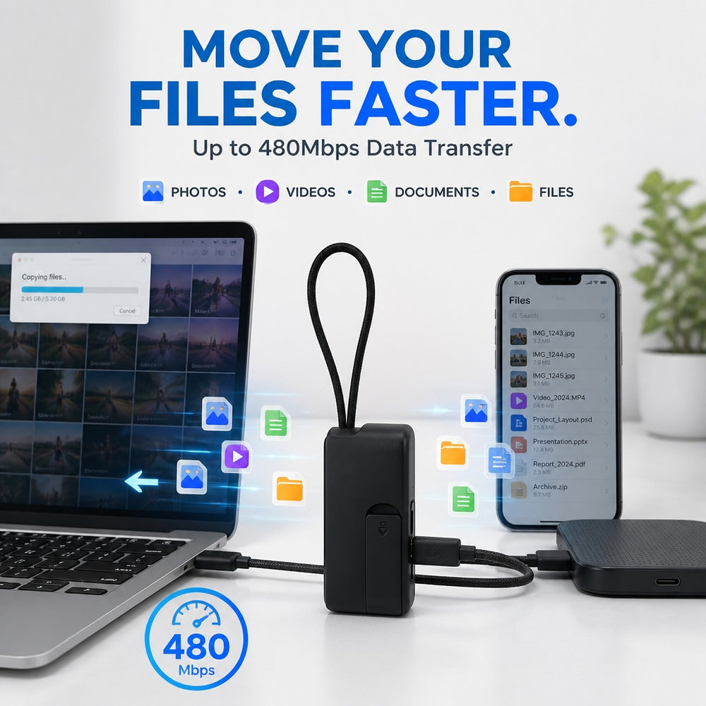 Transfer Files at Up to 480Mbps