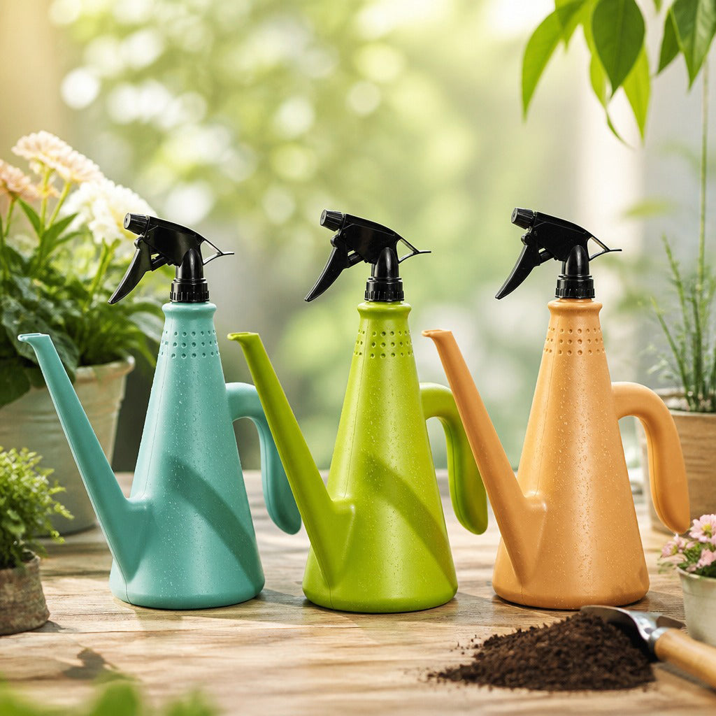 Dual-Purpose Garden Watering Can with High-Pressure Nozzle Spray
